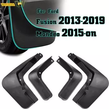 Комплект формованных брызговиков для Ford Fusion 2013- Mondeo mk5 2015-on, брызговики, брызговики, крыло, переднее заднее