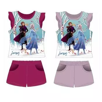 Комплект футболки и шорт «Холодное сердце» — летний комплект —