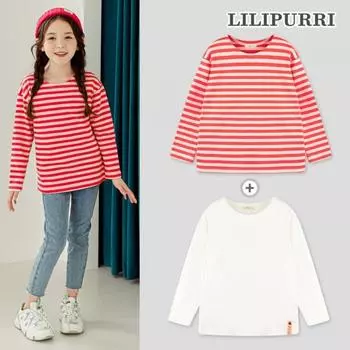 Комплект футболок Lilypuri Genie из 2 штук красного цвета Red/130