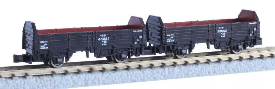 Комплект грузовых вагонов типа JNR Tora 45000 с шириной колеи Z T025-1 из 2 вагонов