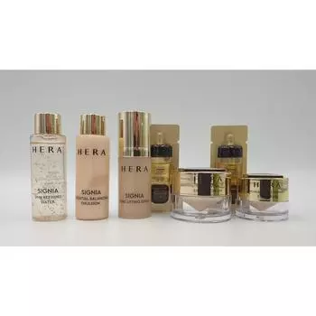 Комплект Hera Signia Deluxe Kit 6 видов (Сыворотка Эмульсия Вода Подтягивающий Крем Для Глаз Восстановление)