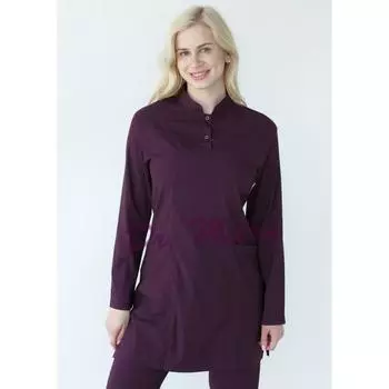 Комплект хиджаба из двух предметов, медицинские скрабы, унисекс, униформа для врачей и медсестер, медицинская форма, хирургический костюм, топы + брюки с длинным рукавом