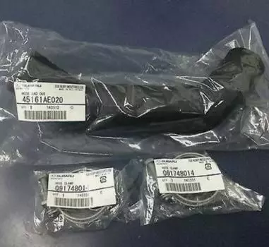 Комплект хомутов для нижнего шланга радиатора Subaru 45161AE020 091748014 x2 F/S Оригинал