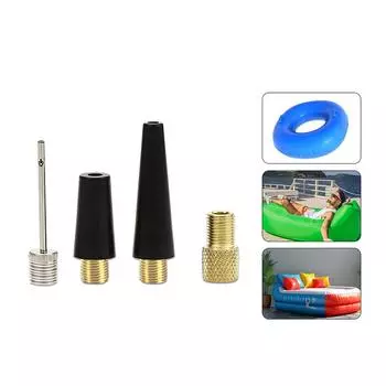 Комплект игл для накачивания мячей, надувная игрушка, французский адаптер для насоса для шин, комплект адаптеров для воздушного насадка onesize