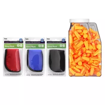 Комплект из 103 предметов: беруши, беруши и маска