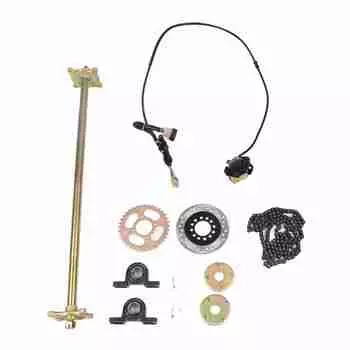 Комплект из 19 деталей 850 мм/33,4 дюйма для картинга с тормозным узлом, звездочкой, диском и цепью для 50 куб. см 7