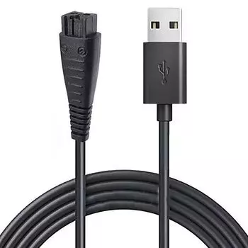 Комплект из 1 USB-кабеля для зарядки электробритв и электрических зубных щеток Panasonic, совместимый с зарядным адаптером USB-кабель Зарядный шнур Зарядное устройство