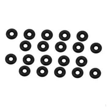 Комплект из 20 колец для подводного плавания, шланги для подводного плавания, детали для тяжелых условий эксплуатации, уплотнения, резина, уплотнительные прокладки, шайбы для чёрный