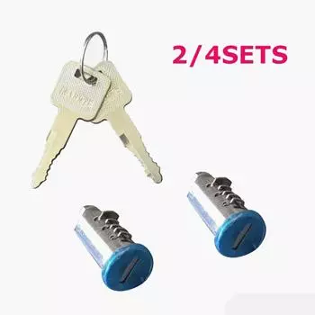 Комплект из 2/4 замков безопасности для багажника на крышу, багажника на крышу, с 2 ключами 2set как