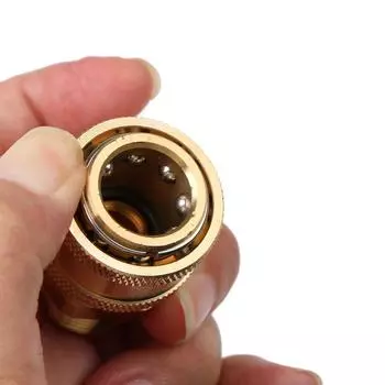 Комплект из 2 адаптеров для мойки высокого давления M22 14 мм / 15 мм с внутренней резьбой и быстроразъемным соединением 3/8 или 1/4 , набор насадок