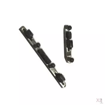 Комплект из 2 боковых кнопок регулировки громкости для MOTO G4 XT1620 XT1622 XT1625 и Plus XT1644 серого цвета