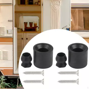 Комплект из 2 держателей для дверей прицепа, простая установка, прямая замена, профессиональные запасные части, низкий профиль