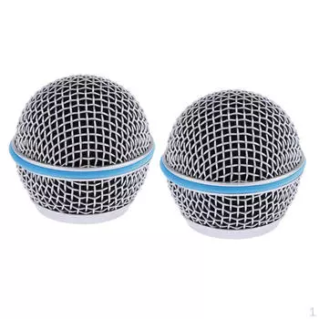 Комплект из 2 деталей для накладок на решетку микрофона из стали