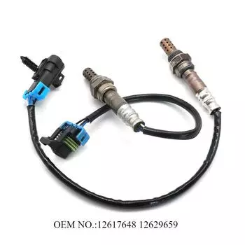 Комплект из 2-х передних и задних кислородных датчиков 12617648 12629659 для Opel GTC INSIGNIA