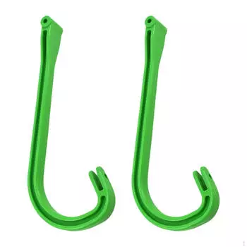 Комплект из 2-х ручек для лыжных петель, аксессуары, легко устанавливаются, заменяют профессиональный снегоход зелёный