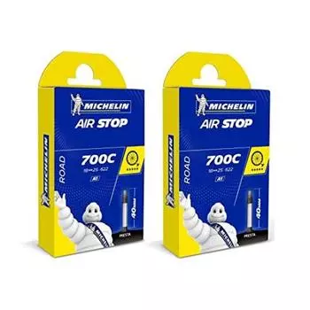 Комплект из 2 камер Michelin AirStop 700 x ниппель Presta, 18/25C (Длина 40 мм), [Использовал]