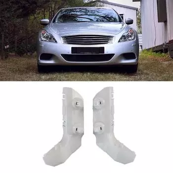 Комплект из 2 кронштейнов крепления переднего бампера для Infiniti G37 2008-2013 Q60 2014-2015