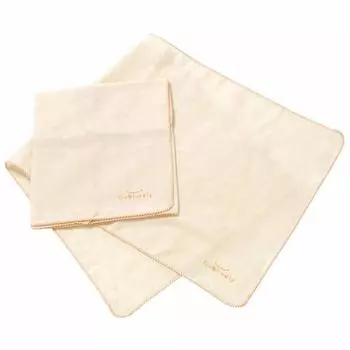 Комплект из 2 марлевых полотенец для купания из органического хлопка, изготовленных в livelively, детское марлевое полотенце 34 x 75 см, хлопок [100% Япония] 100% бежевый