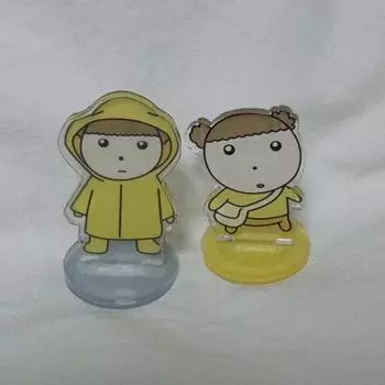 Комплект из 2 подставок из акрила для пола