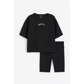 Комплект из 2 предметов HM DryMove Sport, черный
