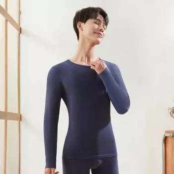 Комплект из 2 предметов/комплект, зимняя термоодежда, круглый вырез, бесшовный, длинный рукав, теплая, толстая, плюшевая, облегающая, эластичная, женская, для холодной погоды, пижамный комплект, домашняя одежда XXL кофейный