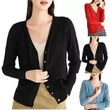 Комплект из 2 предметов Пижама для женщин Карманы Футболка Топы и штаны Повседневный комплект M чёрный