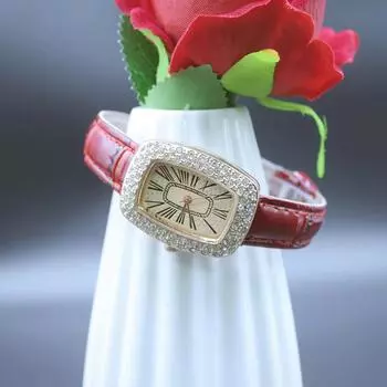 Комплект из 2 предметов, высококачественные трендовые кварцевые часы для женских кошельков, роскошный кожаный ремешок, повседневные модные часы для мамы, подарок