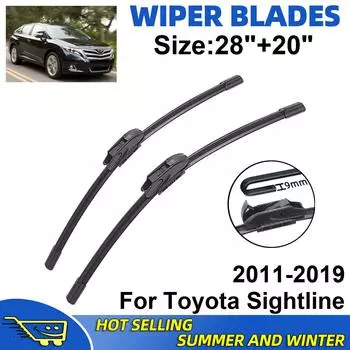Комплект из 2 щеток стеклоочистителя для Toyota Sightline 2011-2019, щетки для лобового стекла, аксессуары для лобового стекла