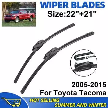 Комплект из 2 щеток стеклоочистителя для Toyota Tacoma 2005-2015, щетки для лобового стекла, аксессуары для окон ветрового стекла