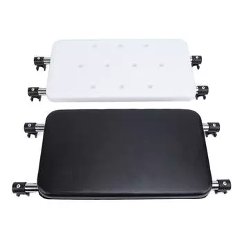 Комплект из 2 сидений для ходунков, прочное черное мягкое сиденье для отдыха и белая ванна с быстрым сливом