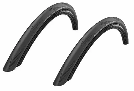 Комплект из 2 складных покрышек SCHWALBE ONE ADDIX Schwalbe One 650x23c(23-571) [Элемент] чёрный