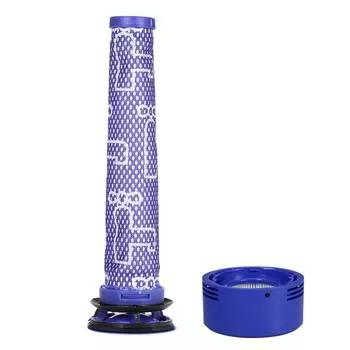 Комплект из 2 сменных принадлежностей Набор инструментов Задний фильтр Задний моющийся фильтр Задний фильтр Pack of 2 фиолетовый