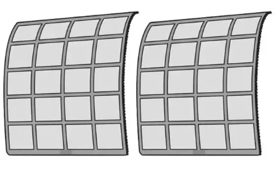 Комплект из 2 сменных воздушных фильтров для кондиционера Panasonic ACRD00-02850
