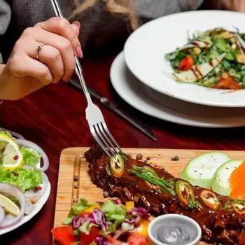 Комплект из 2 телескопических вилок из нержавеющей стали, регулируемая телескопическая вилка 8,7 Fork