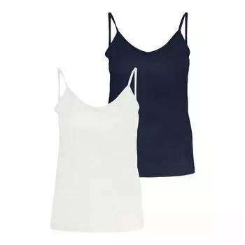 Комплект из 2 топов без бретелек стандартного кроя для женщин VERO MODA XS розовый