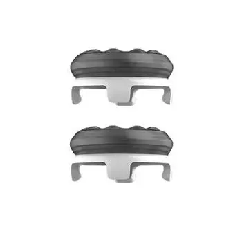 Комплект из 2 улучшенных колпачков для большого пальца, нескользящие колпачки для джойстиков, универсальные простые в установке чехлы для джойстиков для PS5 Portal чёрный