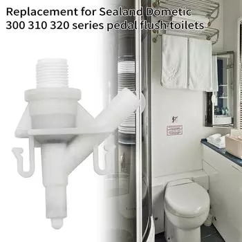 Комплект из 2 запасных водяных клапанов для Sealand Dometic 300, 310 и 320, улучшенный герметичный жилой дом на колесах белый