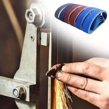 Комплект из 30 сменных абразивных лент с плоским швом A