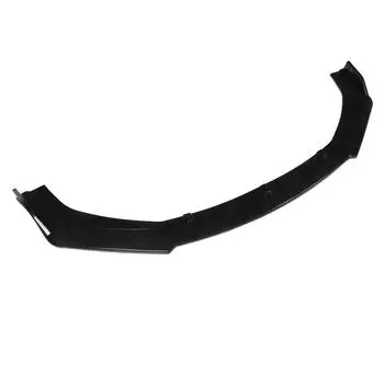 Комплект из 3-х частей переднего бампера, глянцевый черный, высокопрочный передний спойлер чёрный