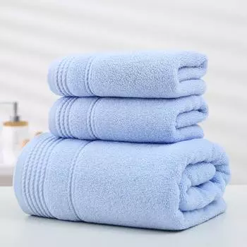 Комплект из 3 полотенец Twist Jacquard Bath Towels Candy Color 100% Cotton Face Shower Towels Soft Thick для дома, ванной, спа, взрослых светло-зеленый