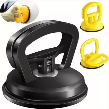 Комплект из 3 предметов Pro Dent Puller Kit — мощный инструмент для удаления вмятин с присоской и ручным подъемником для ремонта вмятин на кузове автомобиля без покраски чёрный