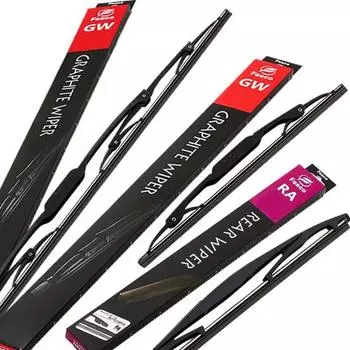 [Комплект из 3 предметов спереди и сзади] Щетка стеклоочистителя 3 шт. 480 мм 350 мм сзади 300 мм графитовый eK Wagon Otti Mitsubishi Nissan H81W H82W H91W H92W FESCO GW4835
