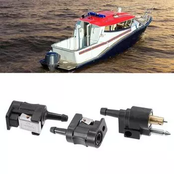 Комплект из 3 соединительных фитингов топливной линии двигателя лодки для подвесного мотора Yamaha