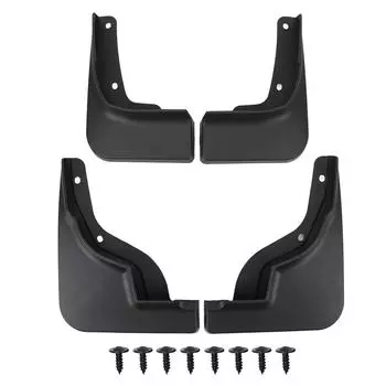 Комплект из 4 брызговиков, защита от брызг спереди и сзади для Elantra 2023-2024, черный