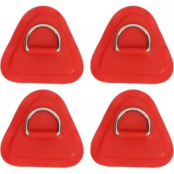 Комплект из 4 D-образных колец, фитинги из нержавеющей стали для надувных лодок, каяков, досок для серфинга, байдарок, резиновых лодок и SUP-бордов, без клея 4pcs