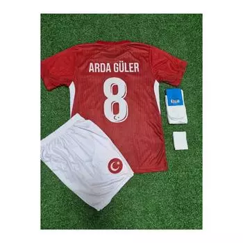 Комплект из 4 детских трикотажных изделий Арда Глер номер 8 для чемпионата Европы по футболу 2024 года в Турции (отказ)
