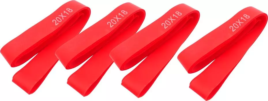 Комплект из 4-х ободковых лент из ПВХ Audiophile шириной 20 дюймов x 18 мм