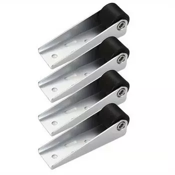 Комплект из 4-х прочных универсальных колес с винтом - бесшумные нейлоновые колеса для раздвижных дверей и вертикальной миниатюрной мебели