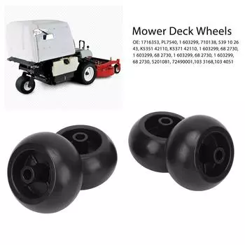 Комплект из 4 колес для газонокосилки 103 3168, устойчивый к проколам, противоскальповый, сменные колеса для Exmark Explorer