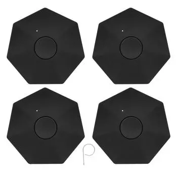 Комплект из 4 колпаков для ступицы колеса, черная, полная защита, стильная, черная, защелкивающаяся крышка ступицы колеса